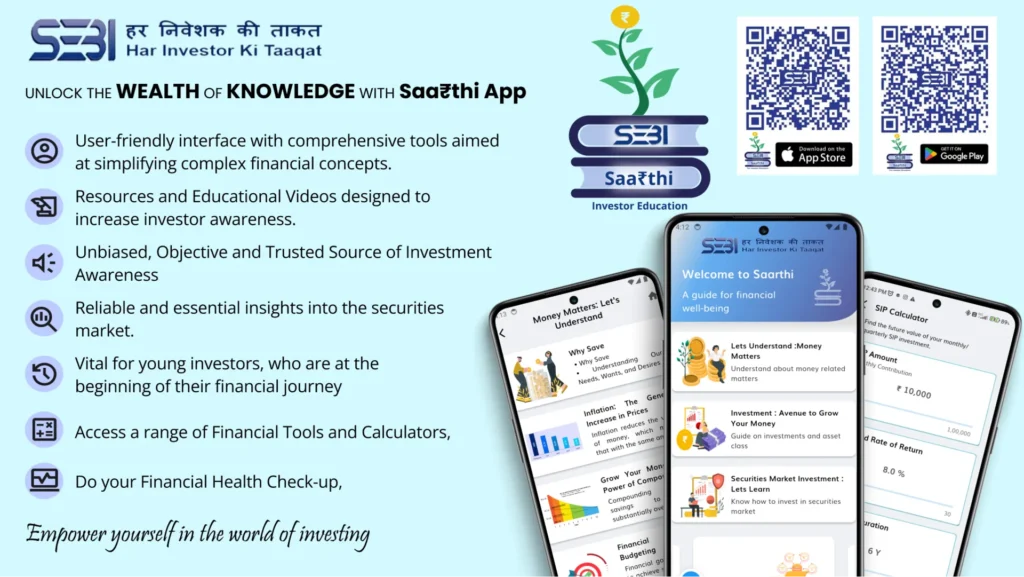 SEBI Saarthi App digital banner